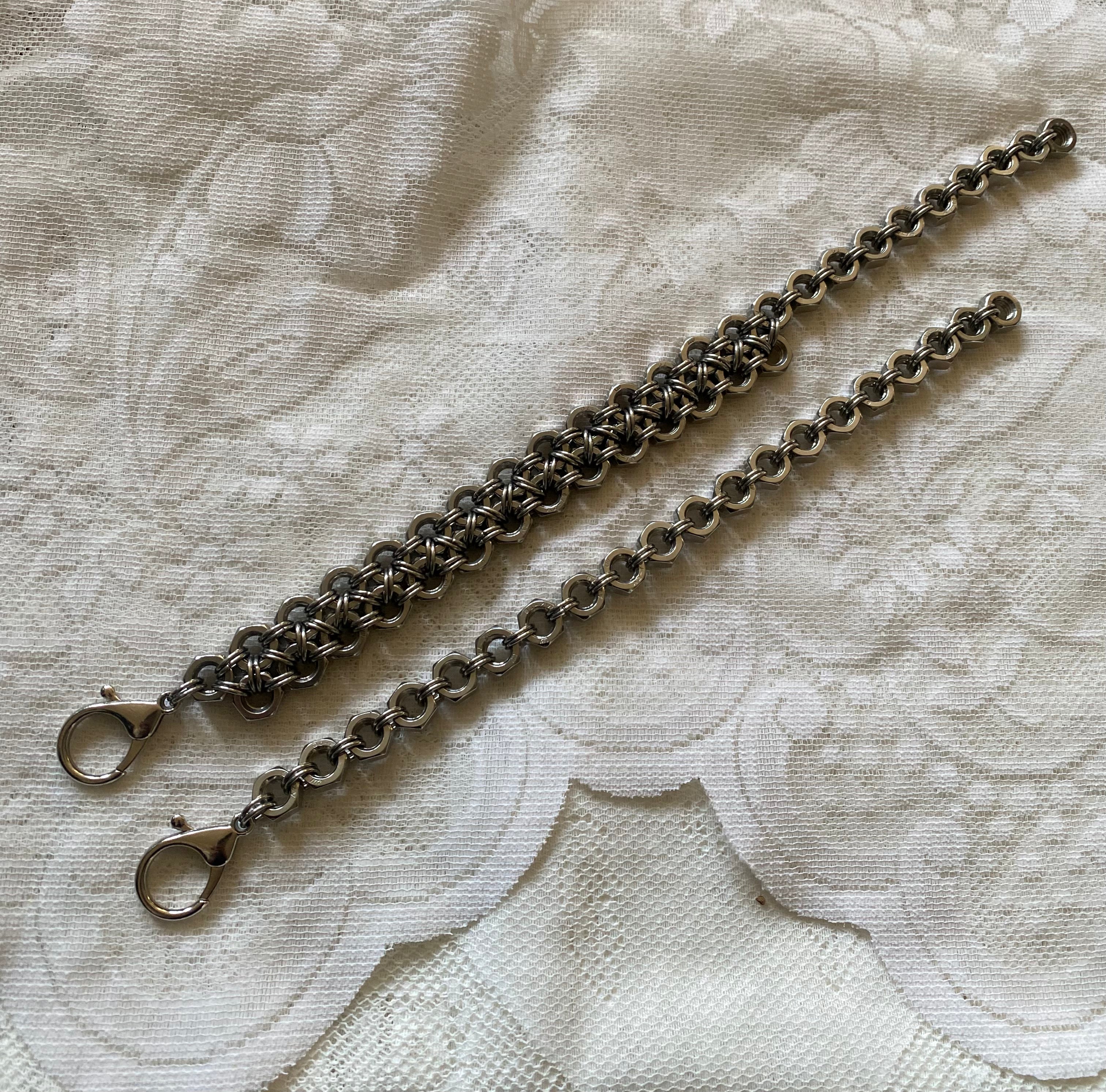 Handcrafted Chainmail Boot Charm Chains