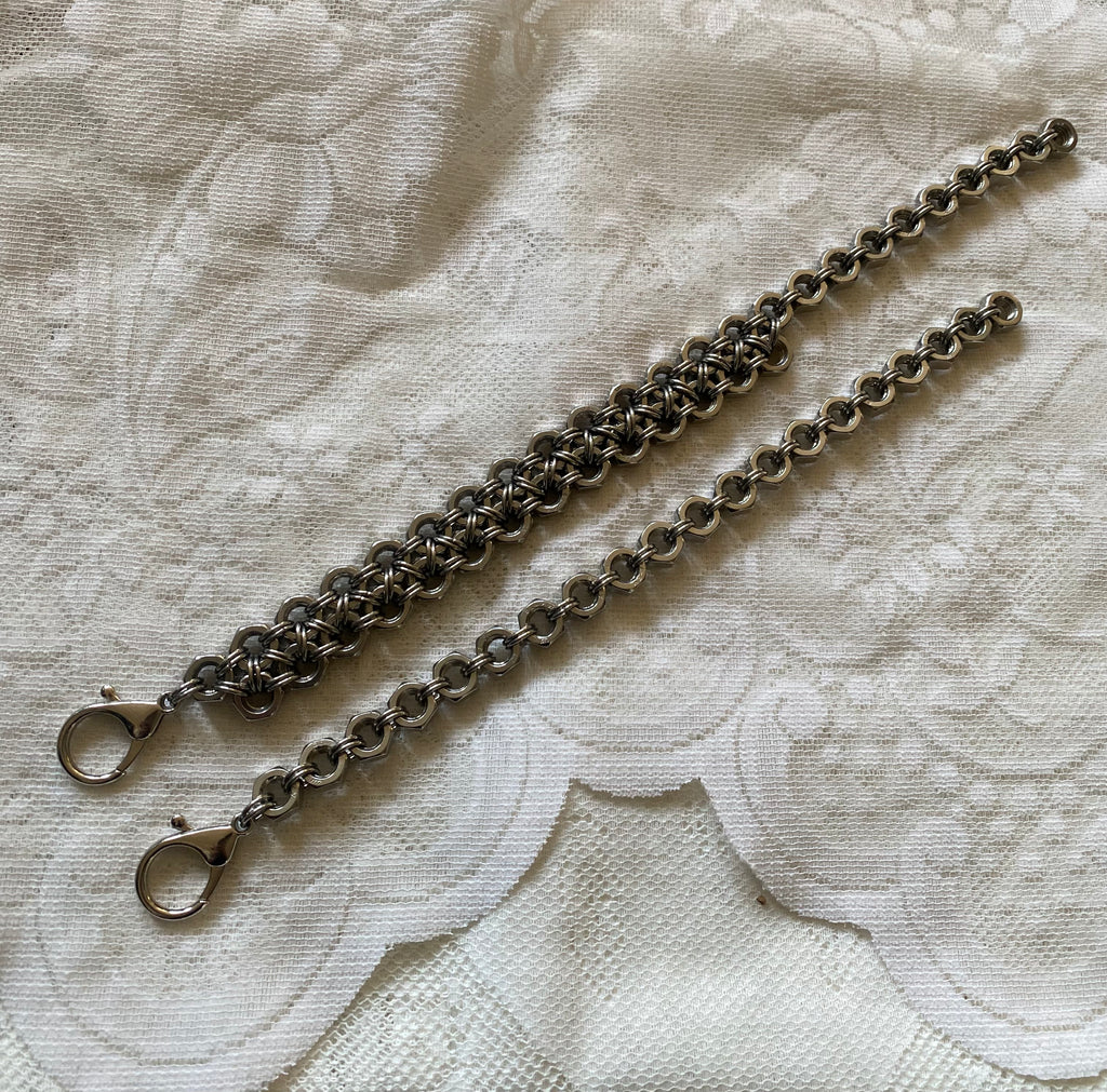 Handcrafted Chainmail Boot Charm Chains